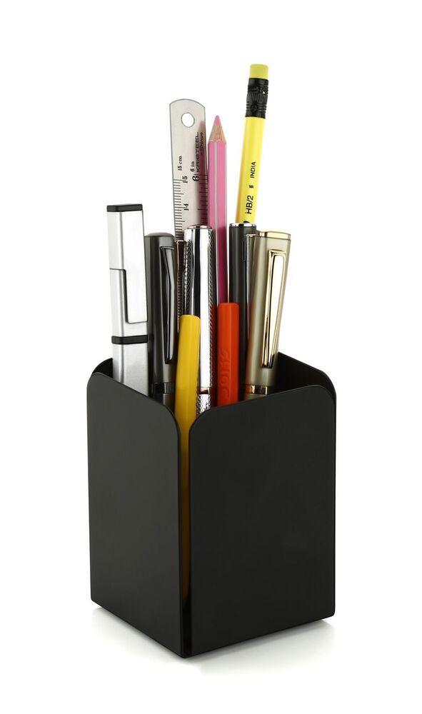 Black Metal Pen Stand
