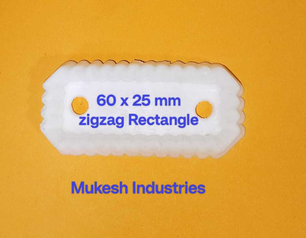 60x25mm Zigzag Rectangle Chorafali Cutting Die