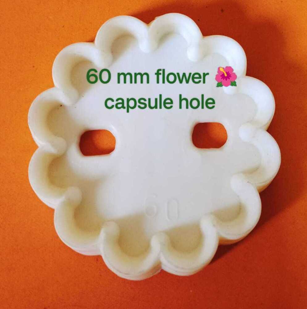60mm Capsule Hole Flowers Shape Cutting Die