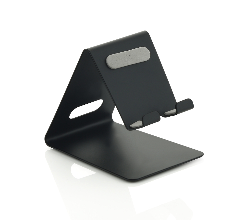 Black Metal Mobile Stand