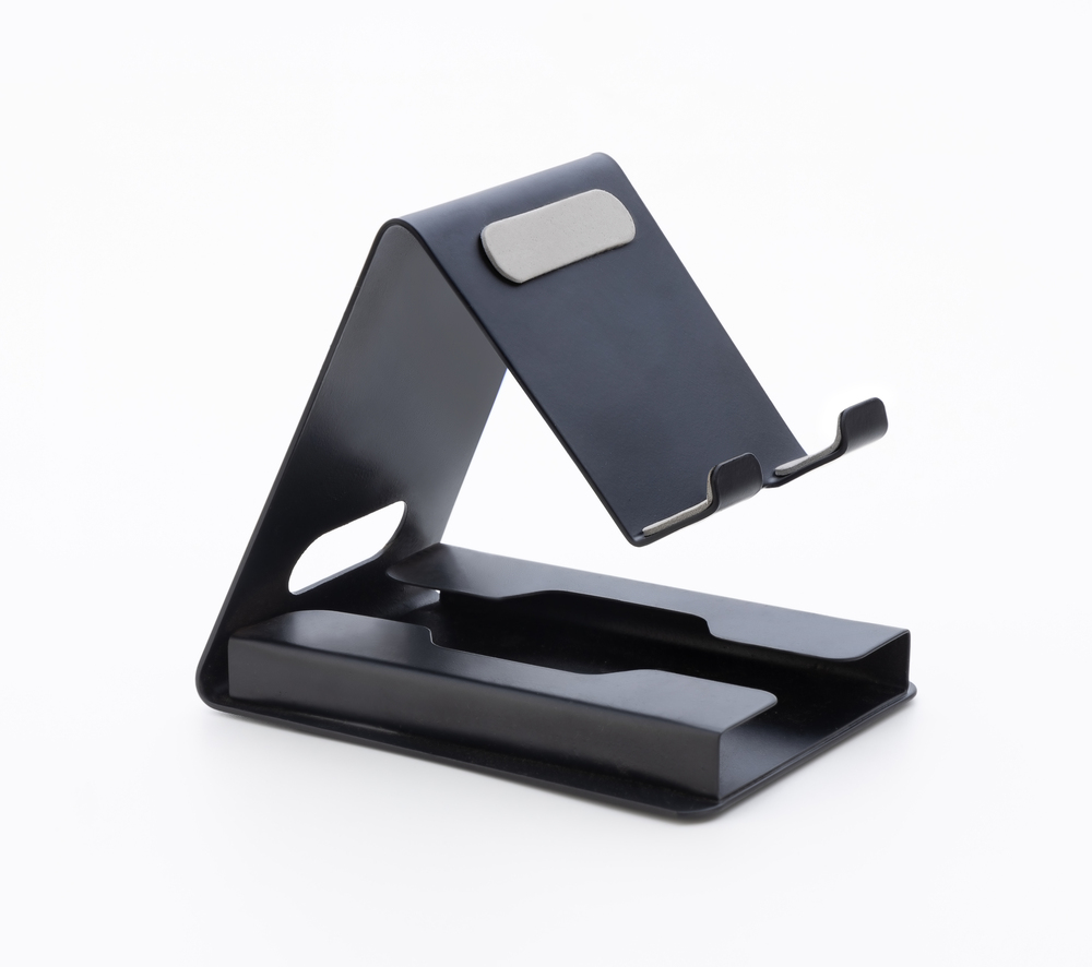 Black Metal Mobile Stand