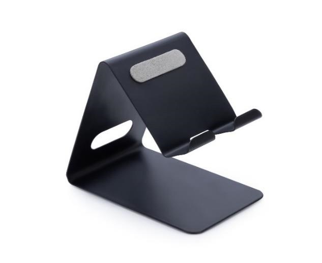 Black Metal Mobile Stand