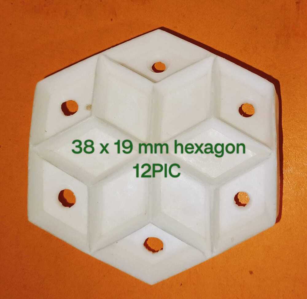 38x19mm Hexagon Shape Cutting Die