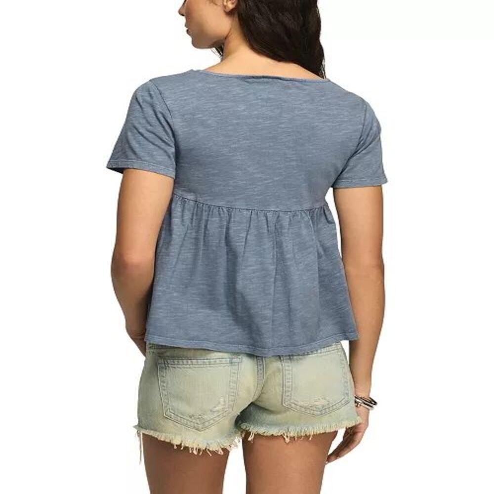 Export surplus Womens Boho Embroidered Babydoll top