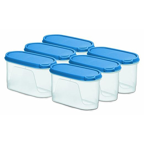14857 6- Set  StakBox 1.1 Litre  Plastic Storage Containers