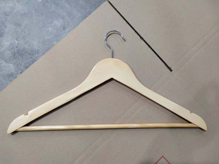 Wooden Hangers - Color: Light Brown