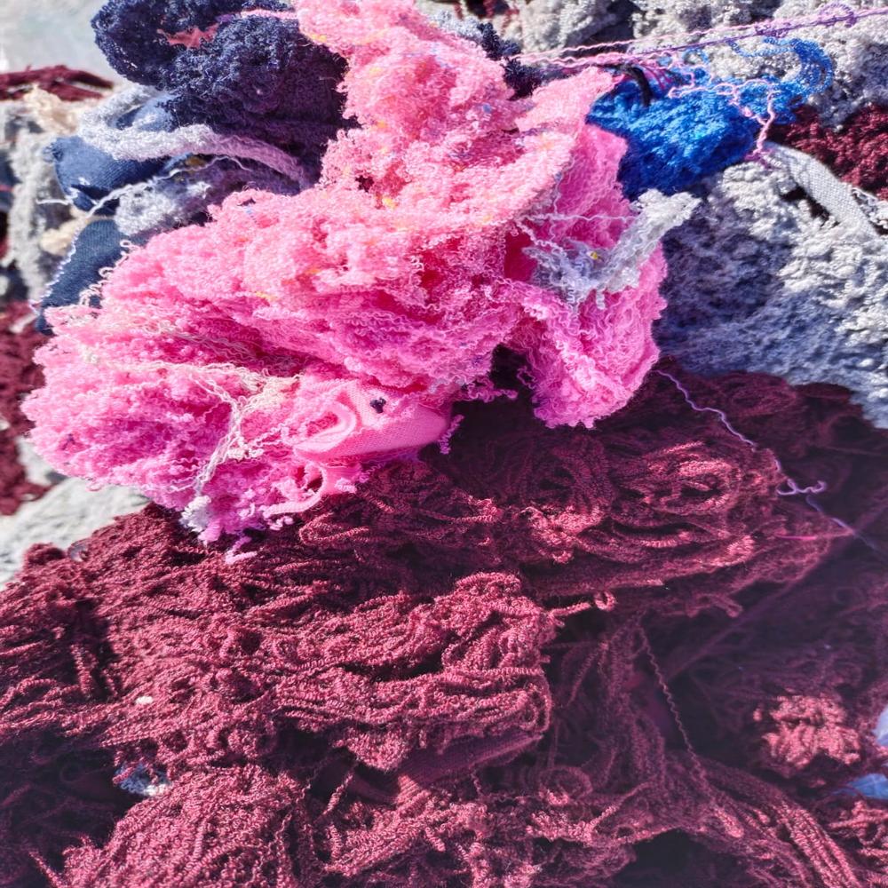 Colour Baniyan Yarn Waste