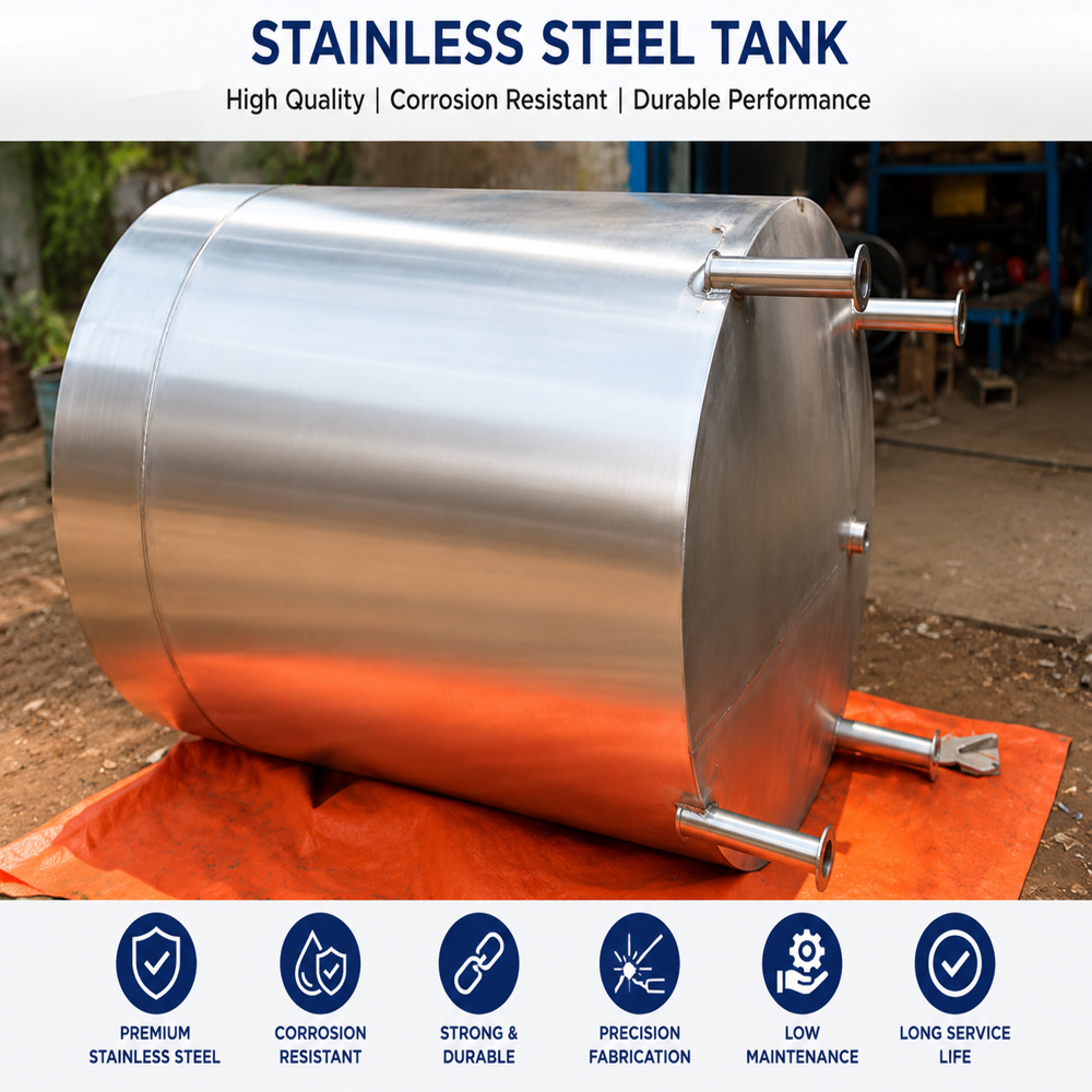 Stainless Steel High Pressure Tanks