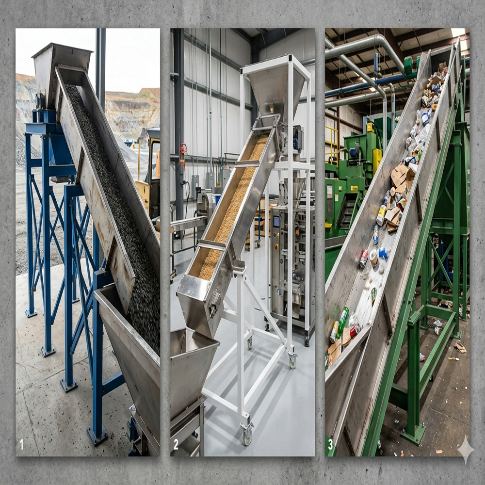Chute conveyors: nonmotorized