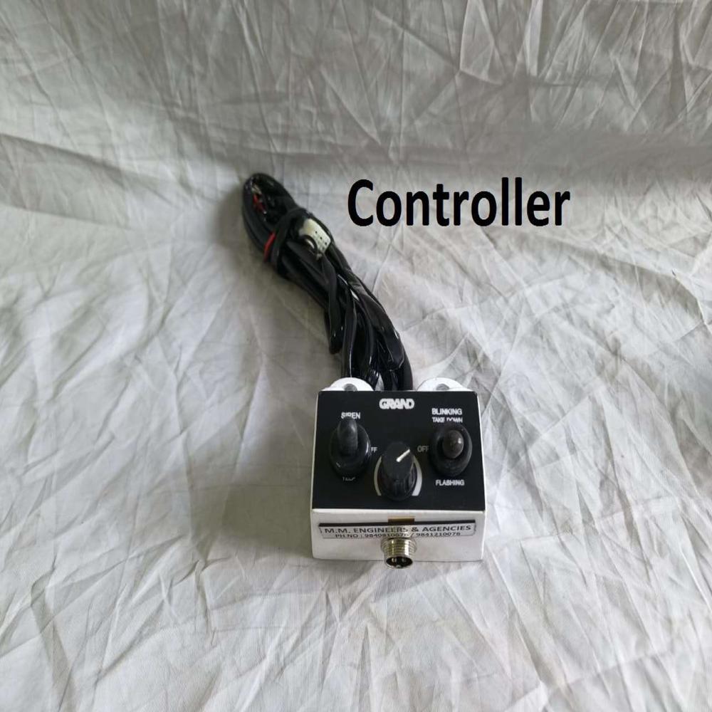 Grand Motorcycle Siren Pa System (Speaker, Controller & Microphone) - Expiration Date: 36 Months From Manufacture