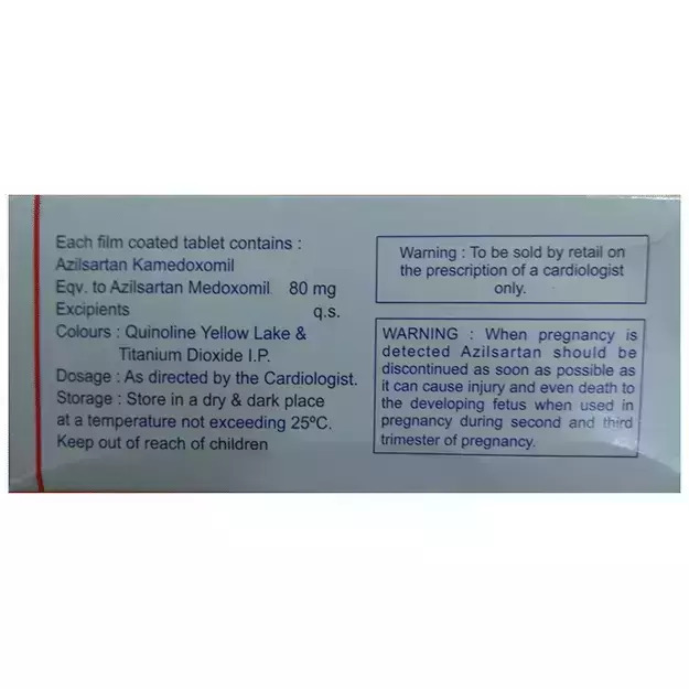 Azilsartan Medoxomil Tablets