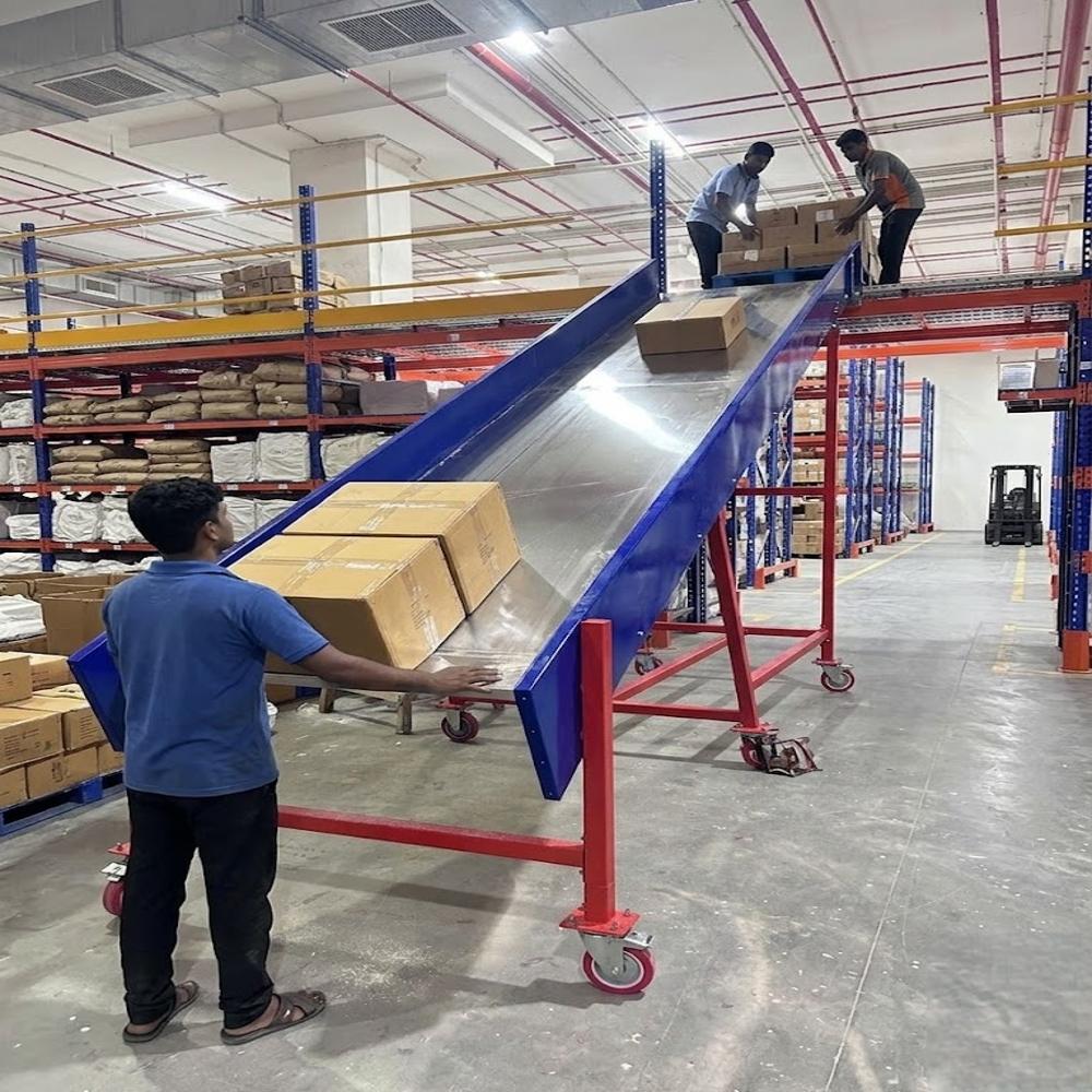 Chute conveyors: nonmotorized