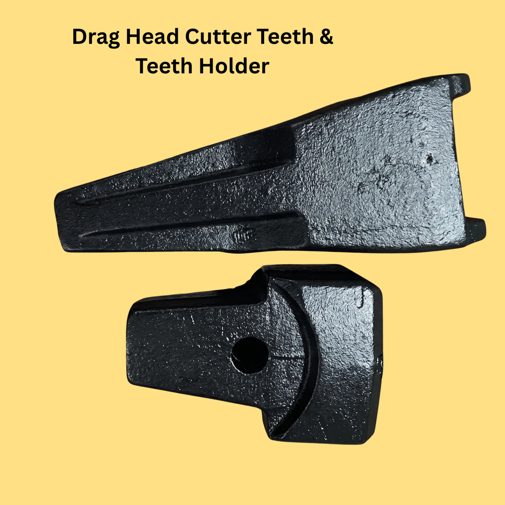 Drag Head Cutter, adopter and teeth
