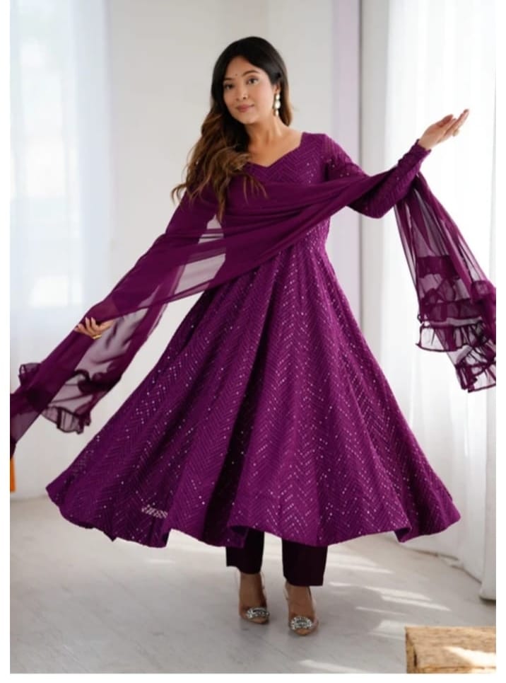 fancy gown duptta collection