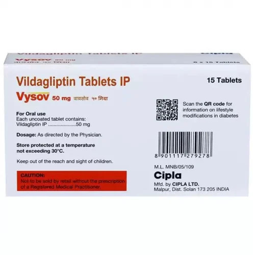 Vildagliptin Tablets 50 Mg