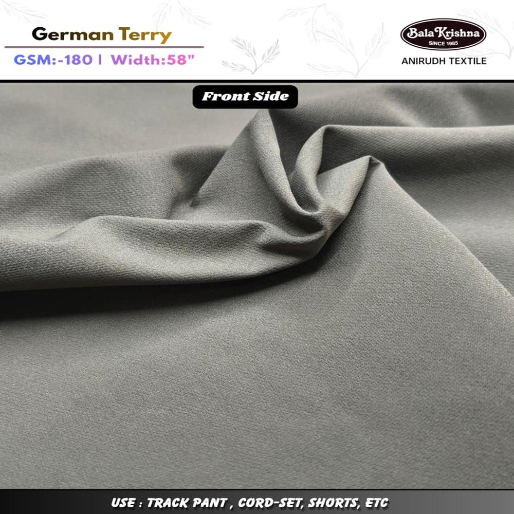 German Terry - Polyester Lycra Fabric