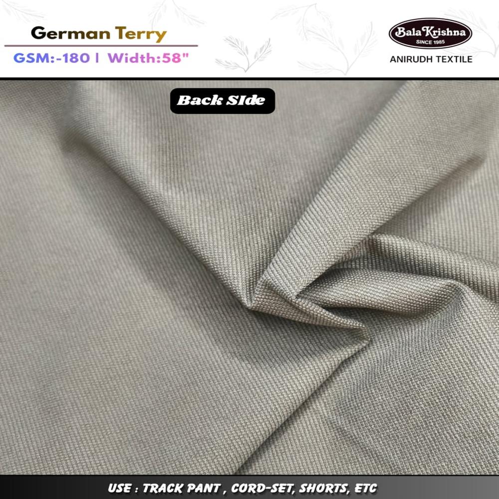 German Terry - Polyester Lycra Fabric