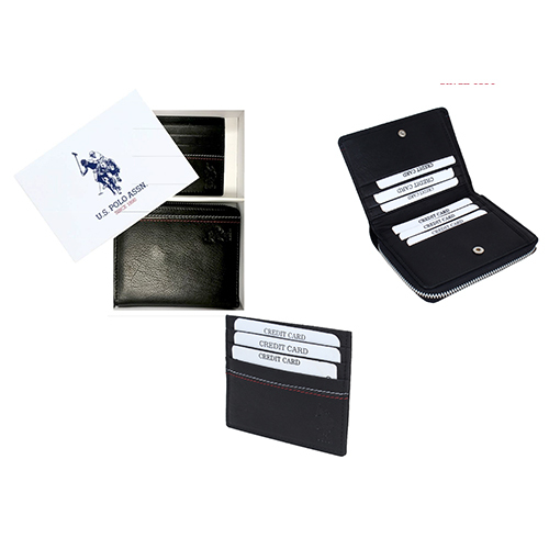 Black Ladies Wallet And Card Case Combo