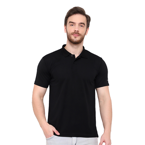 Playdry Black Collar T-Shirt