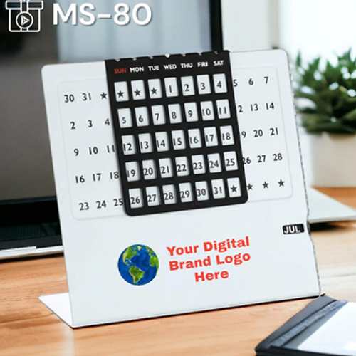 SS White Cotted Perpantual Calender