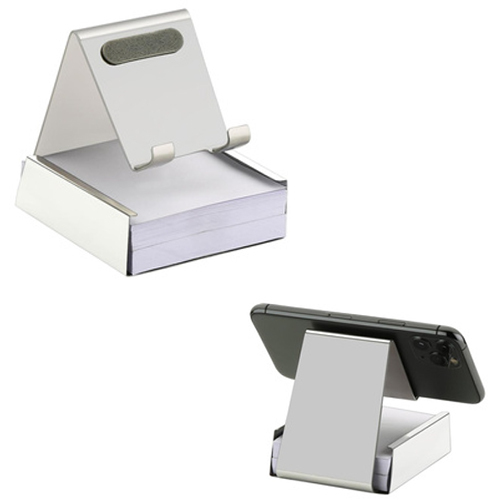 SS Mobile Stand With Paper Pad Slot