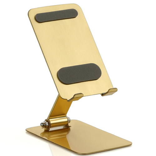 180 Degree Gold Finish Multi Angle Mobile And iPad Stand