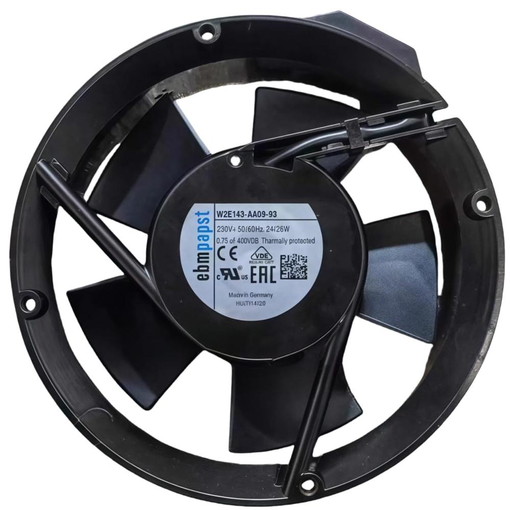 EBMPAPST W2E143-AA09-93 230V AC 24/26W 17251mm Ball Bearing Industrial Inverter Axial Cooling Fan