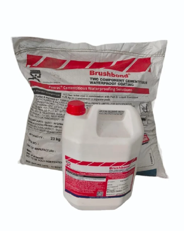 Fosroc Brushbond Acrylic Polymer Modified Elastomeric Waterproofing Coating