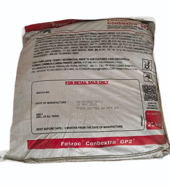 Fosroc Conbextra Gp2 Grouting Compound Non-Shrink Grout, For Construction, 25 Kg - Physical Form: Powder