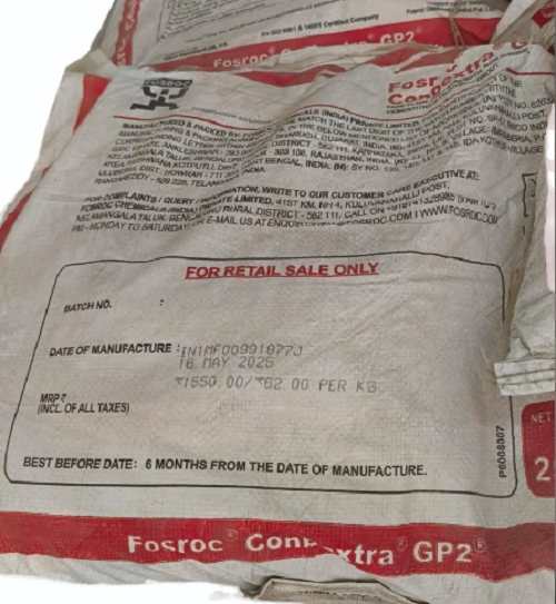 Fosroc Conbextra GP2 Grouting Compound Non-shrink Grout, For Construction, 25 Kg