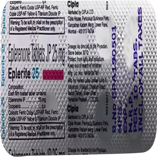 Eplerite Eplerenone 50mg Tablet, Hypertension Heart Failure Medicine