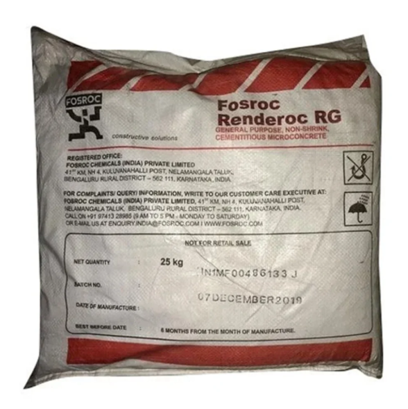 Fosroc Renderoc RG Micro Concrete Non Shrink, Packaging Size: 25 Kg