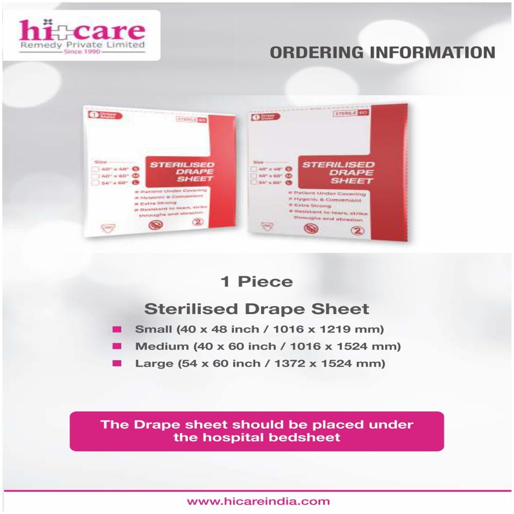Extra Strong Sterilesed Drape Sheets