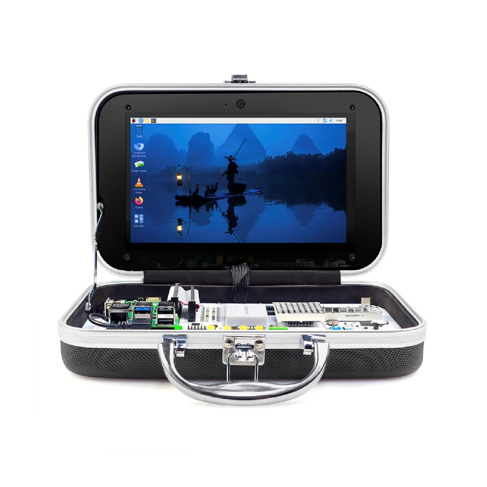 ELECROW CrowPi: Compact Raspberry Pi Kit Raspberry Pi 5 Educational Kit With 9-inch Display For Learn AI, Robotics, And Coding Level Up Your Learning With CrowPi 5 Kit For Kids And Beginners