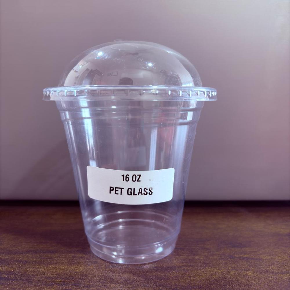 Disposable pet glass