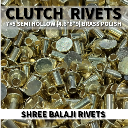 7*5 S.T SEMI HOLLOW RIVETS