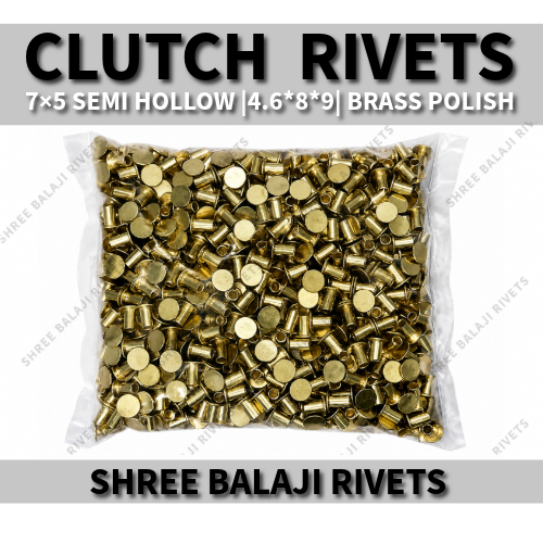7*5 S.T SEMI HOLLOW RIVETS