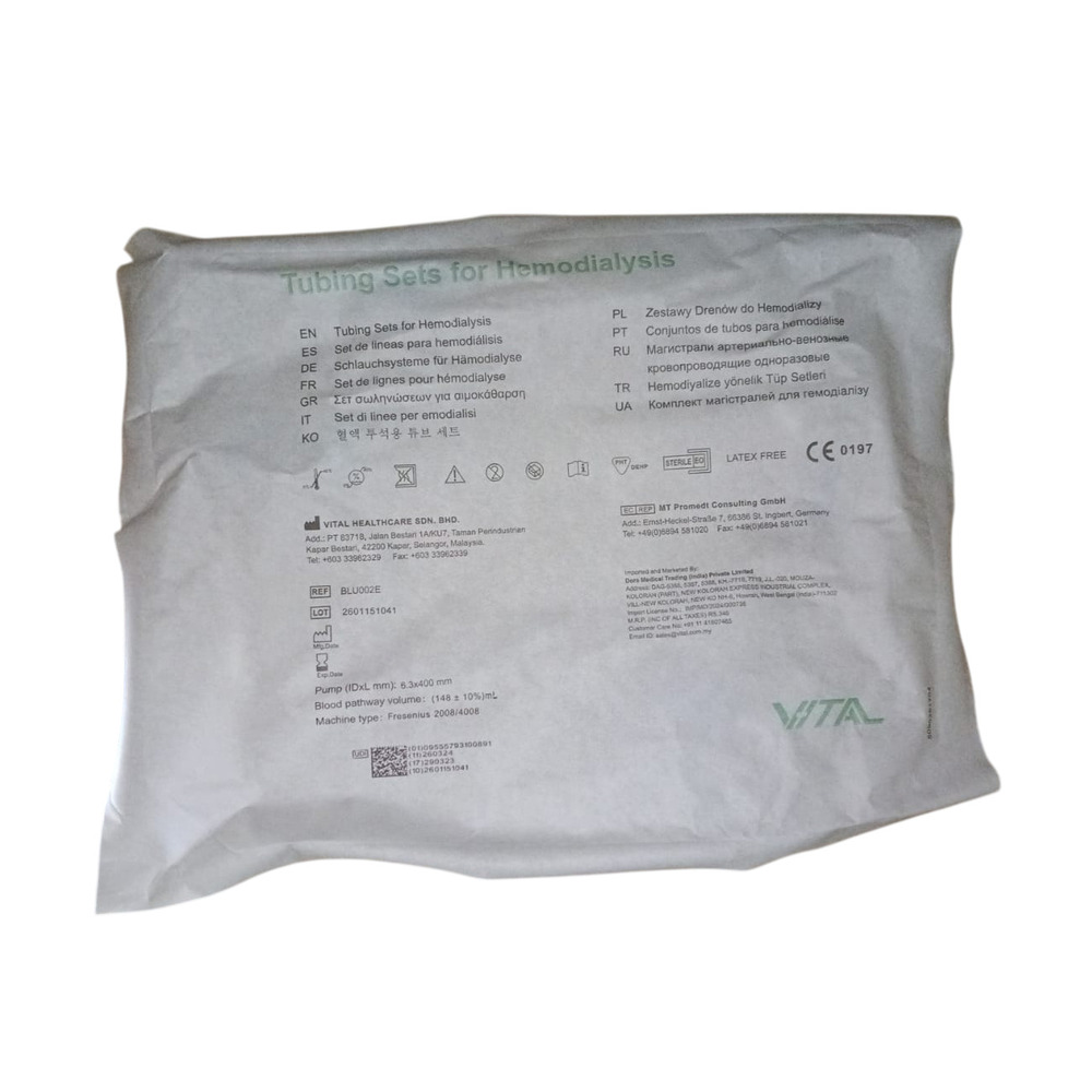 Tubing Set For Hemodialysis