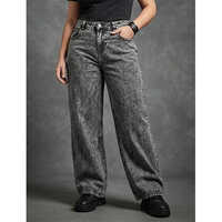 Grey Color Denim Jeans