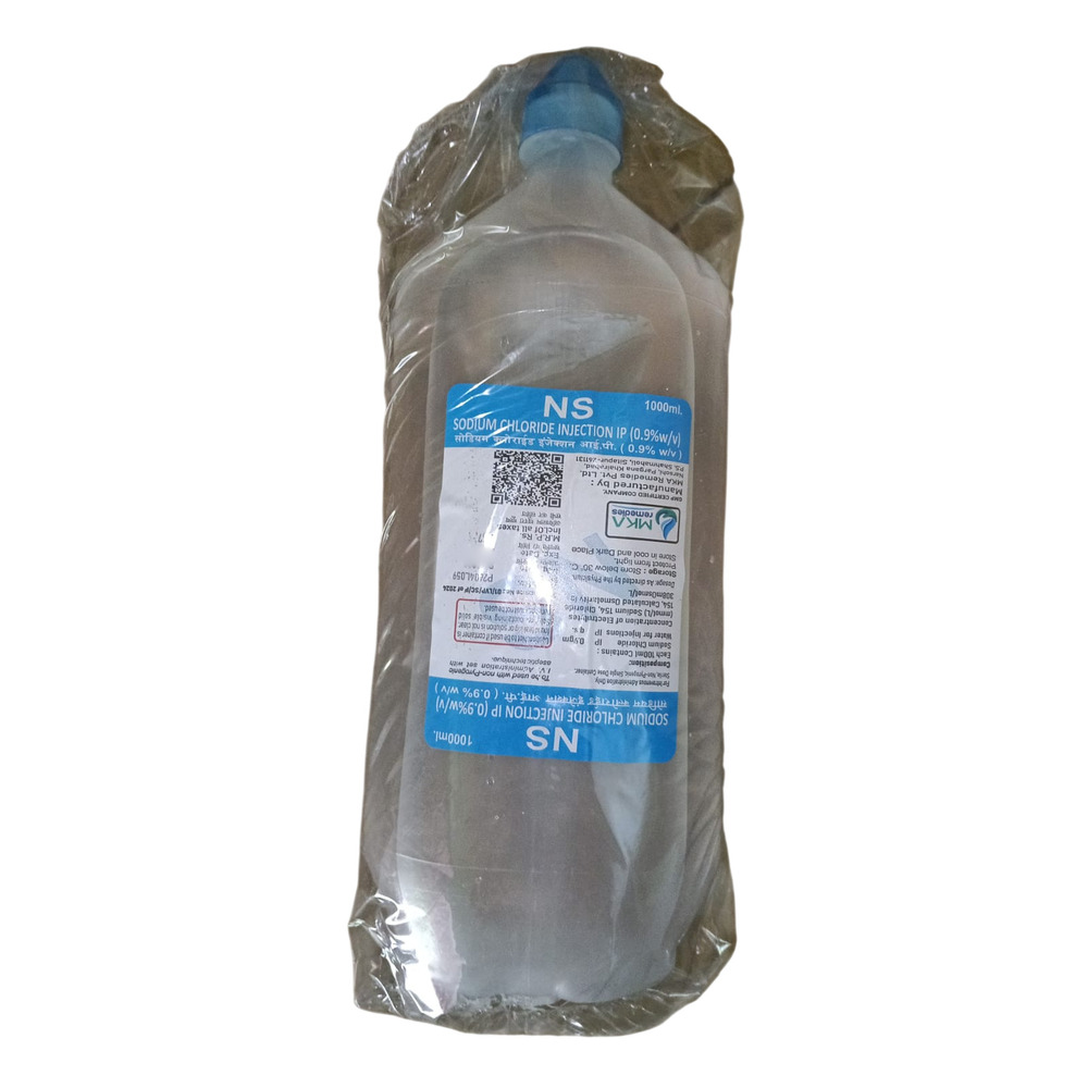 1000ml Sodium Chloride Injection IP