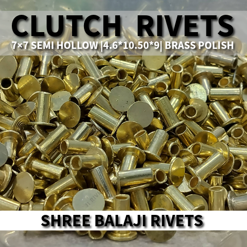 7*6 S.T | 7*7 S.T SEMI HOLLOW BRAKE PLATE RIVETS