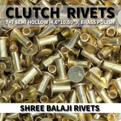 7*6 S.T | 7*7 S.T SEMI HOLLOW BRAKE PLATE RIVETS