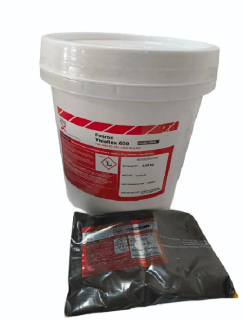 Fosroc Thioflex 600 Two Part Polysulphide Sealant, 5.98 Kg & 1 Kg, Container & Packet - Type: 2 Pats