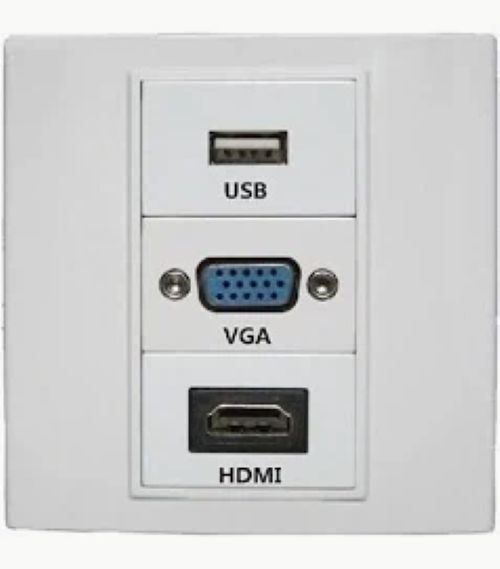 HDMI VGA LAN Audio Wall Plate