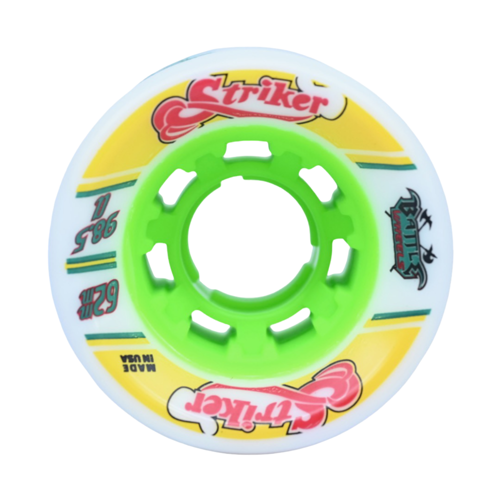 Battle Striker Rink Wheel 62mm 98.5a - Base Material: Pu Rebonded