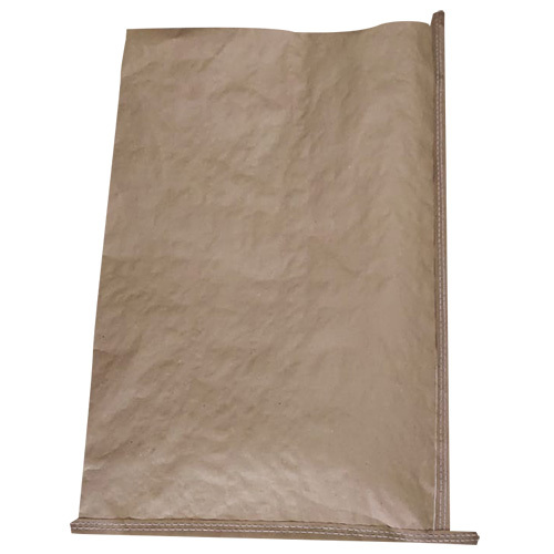 HDPE Laminated L-Stitching Brown Paper Bag