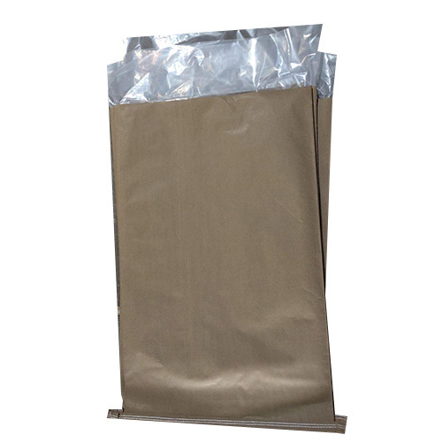 HDPE Laminated Brown Paper Bag With Liner
