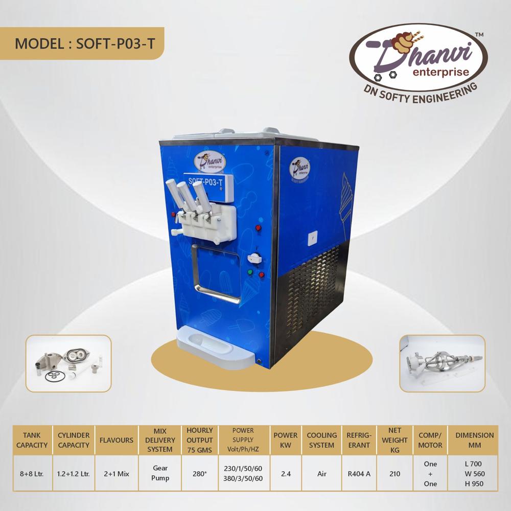 Table Top Softy Ice Cream Machine