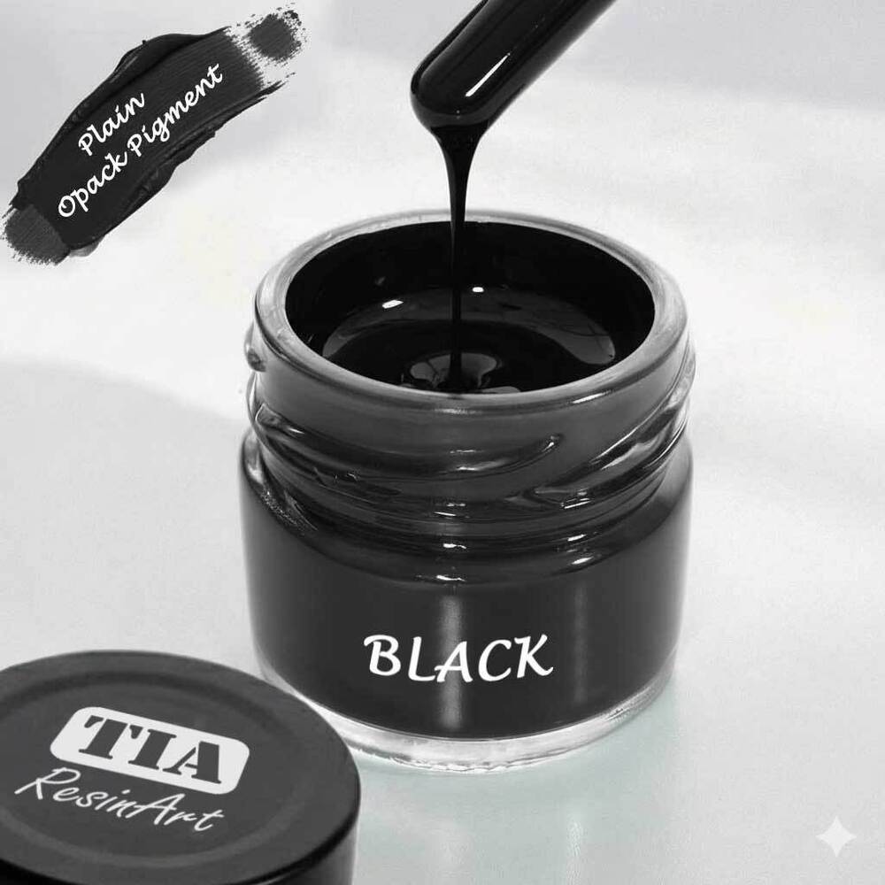 Black Plain Pigment for Resin art