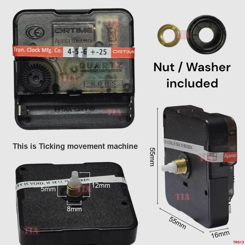 12mm Ticking Clock Machine